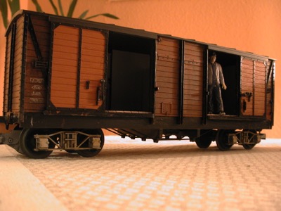Umbau gedeckter Güterwagen